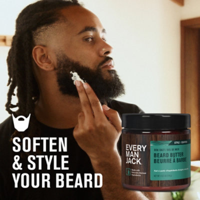 Every Man Jack Subtle Sea Salt Fragrance With Shea Butter And Coconut Oil Beard Butter - 4 Oz - Image 4