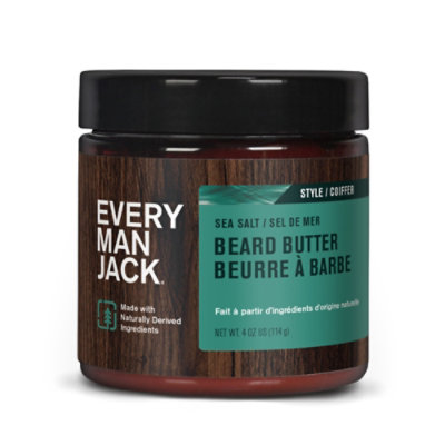 Every Man Jack Subtle Sea Salt Fragrance With Shea Butter And Coconut Oil Beard Butter - 4 Oz - Image 1