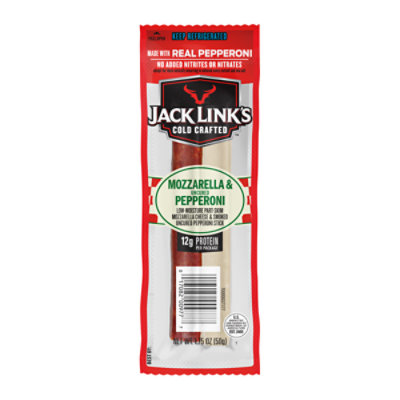 Jack Links Mozzarella & Uncured Pepperoni Stick 16 Count - 1.75 Oz - Image 1