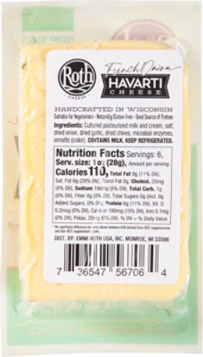 Roth French Onion Havarti Deli Cuts - 6 Oz - Image 6