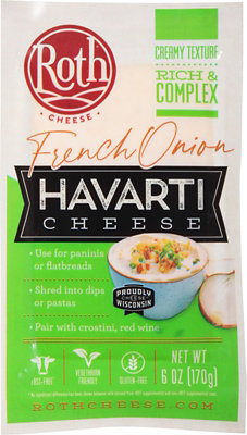 Roth French Onion Havarti Deli Cuts - 6 Oz - Image 1