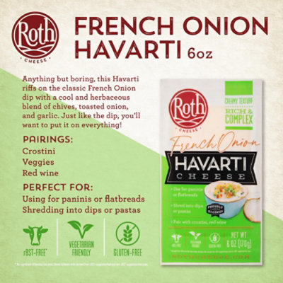 Roth French Onion Havarti Deli Cuts - 6 Oz - Image 5