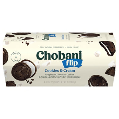 Flip Cookies & Cream Greek Yogurt - 4-pack - 18 oz - Image 3