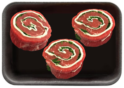 Gourmet Specialty Foods Beef Florentine Pinwheels - .5 Lb - Image 1