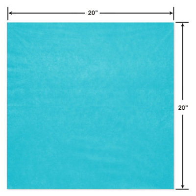 American Greetings Turquoise Tissue Paper 6 Sheets - Each - Image 2