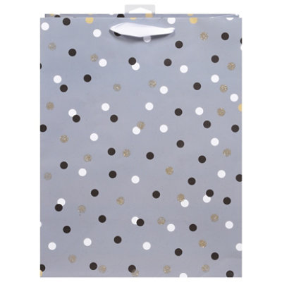 American Greetings Glitter Polka Dots Large Gift Bag - Each - Image 4