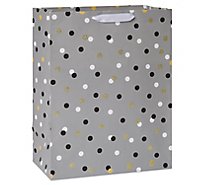 American Greetings Glitter Polka Dots Large Gift Bag - Each