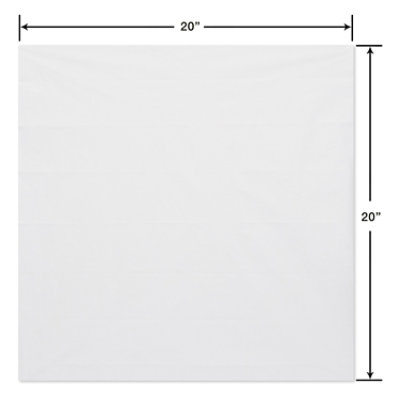 American Greetings White Tissue Paper 6 Sheets - Each - Image 2