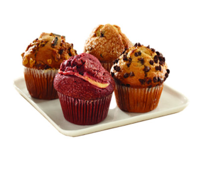 Bakery Variety Muffins 4 Count - Each - Image 1