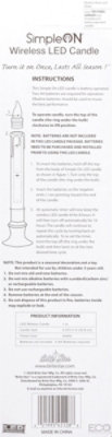 Brite Star 9.5 Inch LED White Candle - Each - Image 3