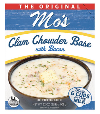 Mo's Original Clam Chowder Base - 32 Oz