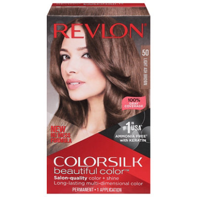 Revlon Colorsilk 050 Light Ash Brown Hair Color - .290 Lb - Image 3