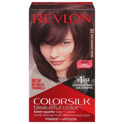 Revlon ColorSilk 032 Dark Mahogany Brown - 0.29 Lb - Image 3