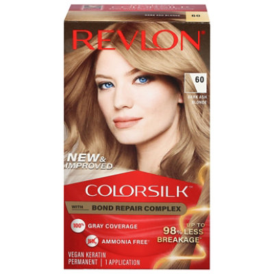 Revlon ColorSilk 060 Dark Ash Blonde - 0.29 Lb - Image 1