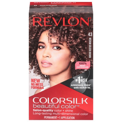 Revlon ColorSilk 043 Medium Golden Brown - 0.29 Lb - Image 3