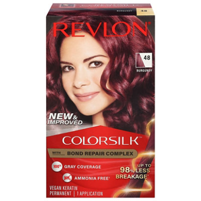 Revlon Colorsilk Number 48 Burgundy Hair Color - 0.29 Lb - Image 1