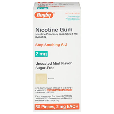 Rugby 2mg Mint Nicotine Gum - 50 CT - Image 3