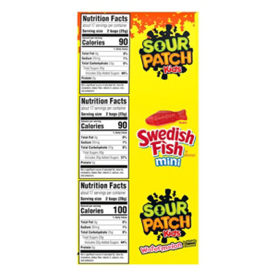 Sour Patch Swedish Fish Red Soft Candy Variety Pack - 45.8 Oz - Image 4