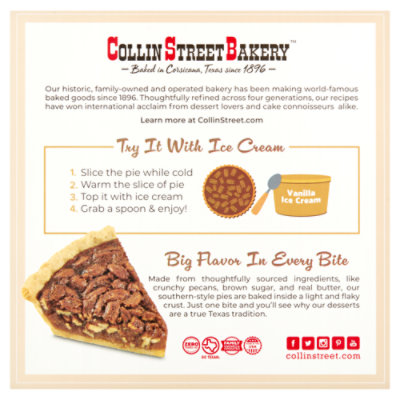 Collin Street Bakery Deep Dish Pecan Pie - Each - Image 1
