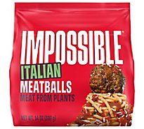 Impossible Italian Plant Based Fully Cooked Meatballs - 14 Oz