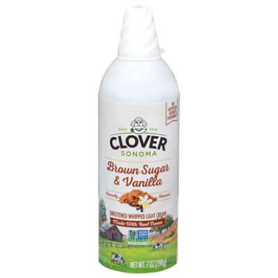 Clover Sonoma Brown Sugar & Vanilla Light Whipped Cream - 7 Oz - Image 3