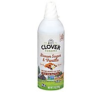 Clover Sonoma Brown Sugar & Vanilla Light Whipped Cream - 7 Oz