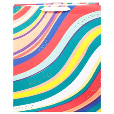 American Greetings Multicolored Stripes Extra Large Gift Bag - Each - Image 3