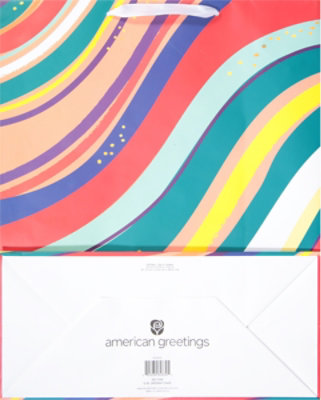 American Greetings Multicolored Stripes Extra Large Gift Bag - Each - Image 4