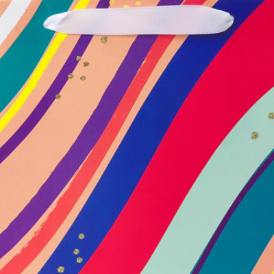 American Greetings Multicolored Stripes Extra Large Gift Bag - Each - Image 2