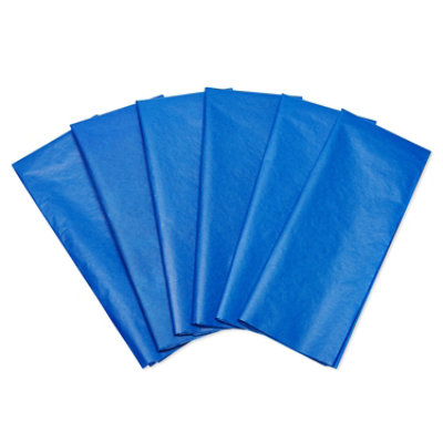 American Greetings Royal Blue Tissue Paper 6 Sheets - Each - Image 1