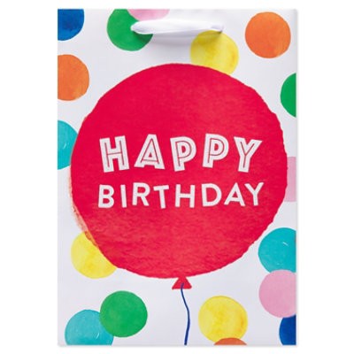 American Greetings Happy Birthday Balloon Medium Gift Bag - Each - Image 3
