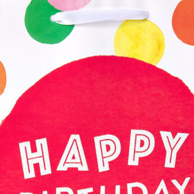 American Greetings Happy Birthday Balloon Medium Gift Bag - Each - Image 1