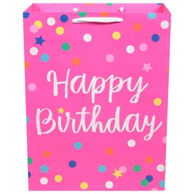 American Greetings Happy Birthday Lettering Large Gift Bag - Each - Image 3