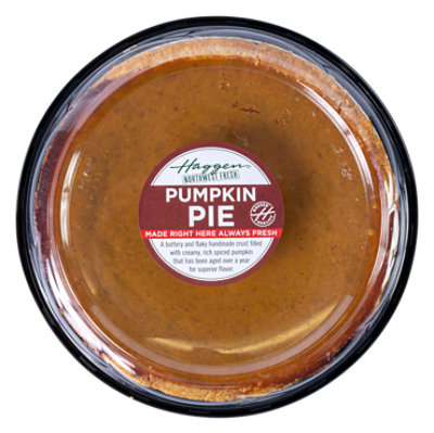 Haggen Made Right Here Always Fresh Pumpkin Pie 9 Inch - Each - Image 1