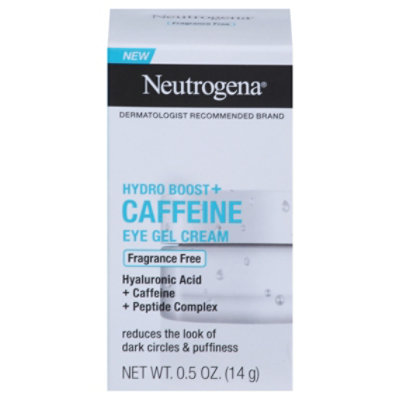 Neutrogena Hydro Boost Plus Caffeine Eye Gel Cream Unscented - 1 FZ - Image 3