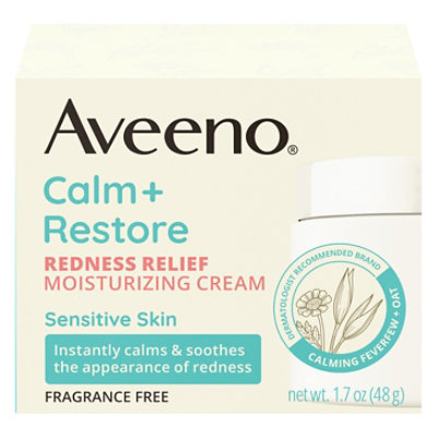 Aveeno Calm Restore Redness Relief Moisturizing Face Cream - 1.7 Oz - Image 3