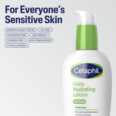 Cetaphil Daily Oil-Free Hydrating Lotion Combination Sensitive Skin - 3 Fl. Oz. - Image 5
