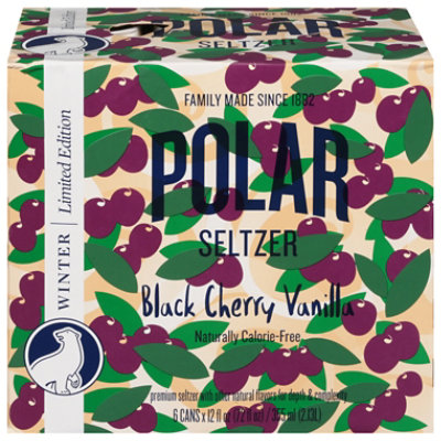 Polar Seltzer Black Cherry Vanilla 6-12fz - 6-12 FZ - Image 3