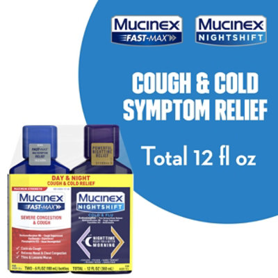 Mucinex Fstmax Cough C&f 2x6 Fl Oz - 12 FZ - Image 1