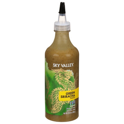 Sky Valley Green Sriracha Sauce - 17.2 Oz - Image 3