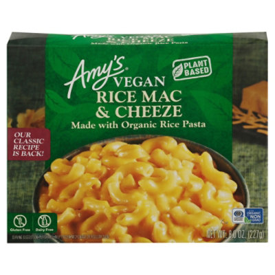 Amy's Frozen Rice Mac & Cheeze, Vegan, Gluten Free - 8 OZ - Image 3