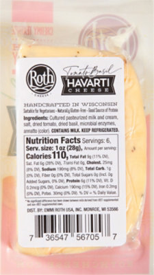 Roth Tomato Basil Havarti Deli Cuts - 6 OZ - Image 6