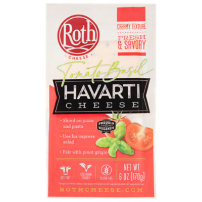 Roth Tomato Basil Havarti Deli Cuts - 6 OZ - Image 1