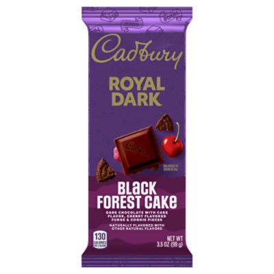 Cadbury Royal Dark Black Forest Cake Dark Chocolate Candy Bar - 3.5 Oz - Image 4