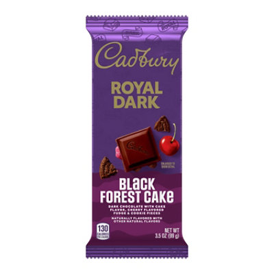 Cadbury Royal Dark Black Forest Cake Dark Chocolate Candy Bar - 3.5 Oz - Image 2