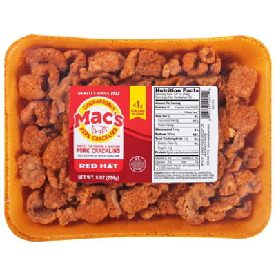 Macs Red Hot Pork Cracklins Chicharrones - 8 OZ - Image 3