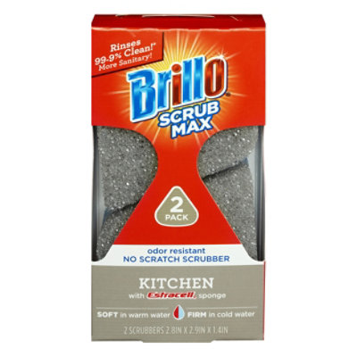 Brillo Scrub Max Kitchen Scrubber Sponge - 2 CT - Image 3