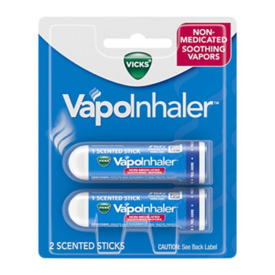 Vicks Vapoinhaler Non Medicatedvalue Pack 2 Scented Sticks - .014 Fl. Oz. - Image 8