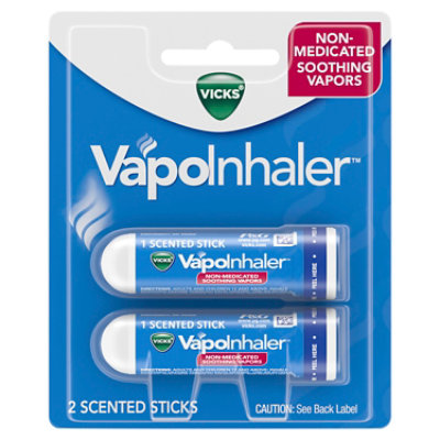 Vicks Vapoinhaler Non Medicatedvalue Pack 2 Scented Sticks - .014 Fl. Oz. - Image 7
