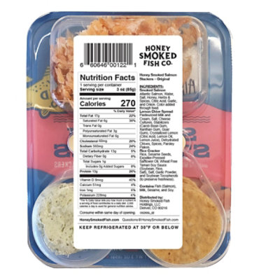Honey Smoked Salmon Stackers Original - 3 OZ - Image 4